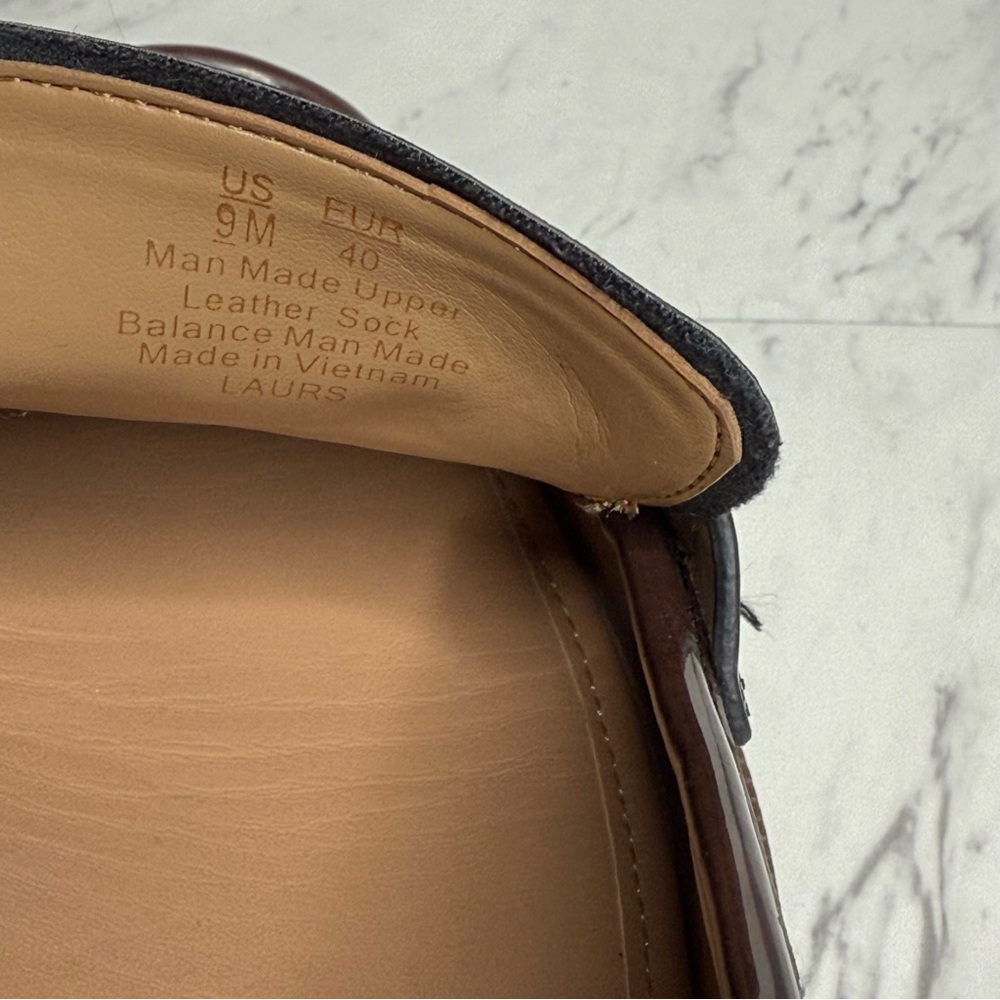 Sam Edelman Laurs Lug Sole Brown Loafer 9M - Picture 12 of 15